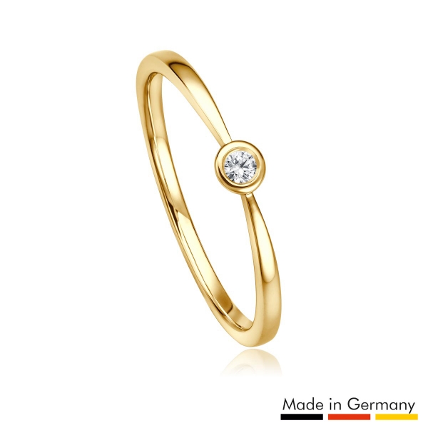 "Solitaire - World of Diamonds" Verlobungsring 0,04 Carat